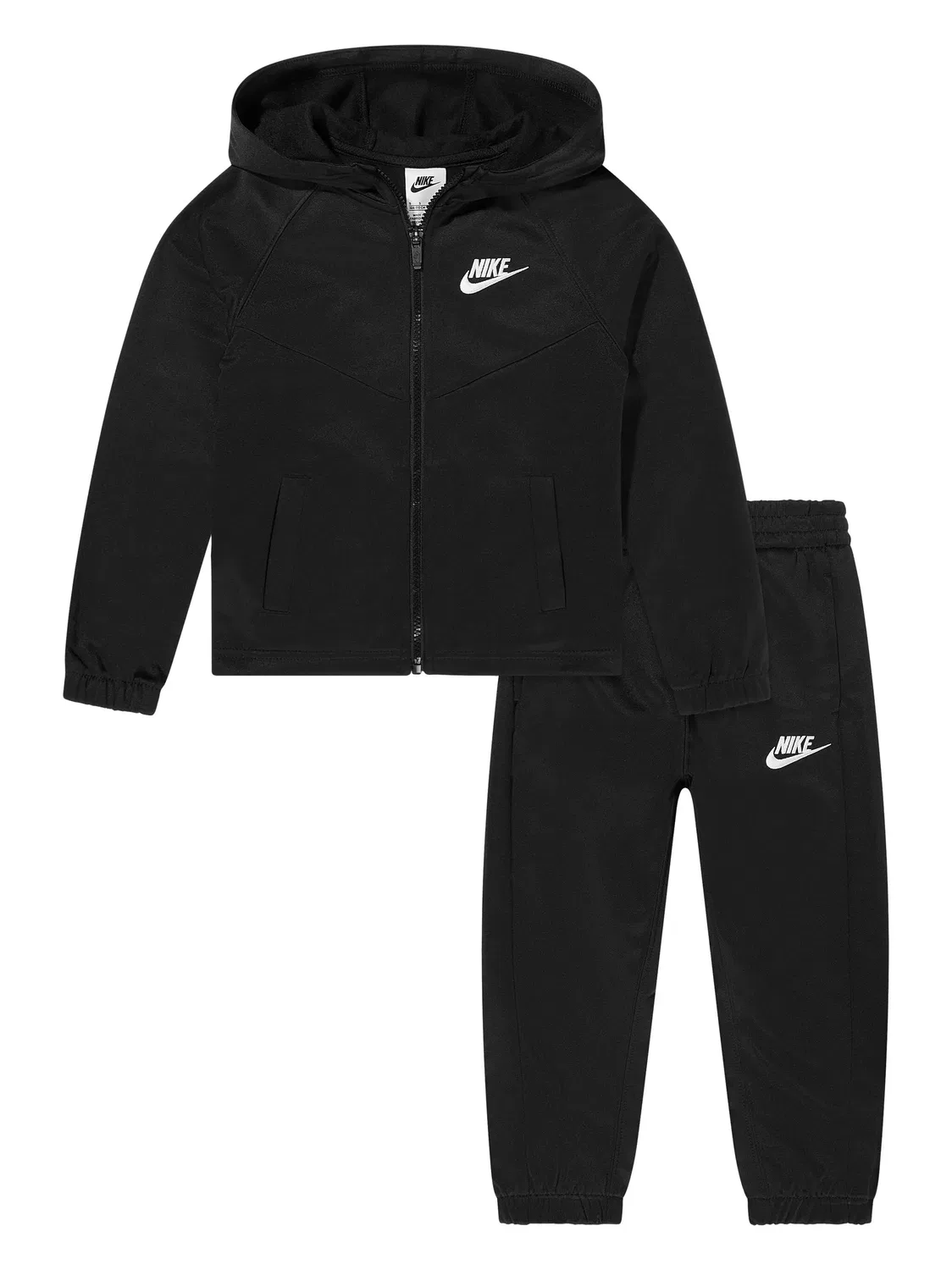 Тренировочный костюм с вышитым логотипом Nike, черный