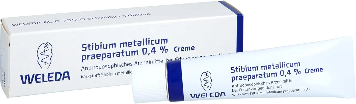 Крем Stibium Metallicum Preparatum 0.4%, 25 г, WELEDA — фото 3