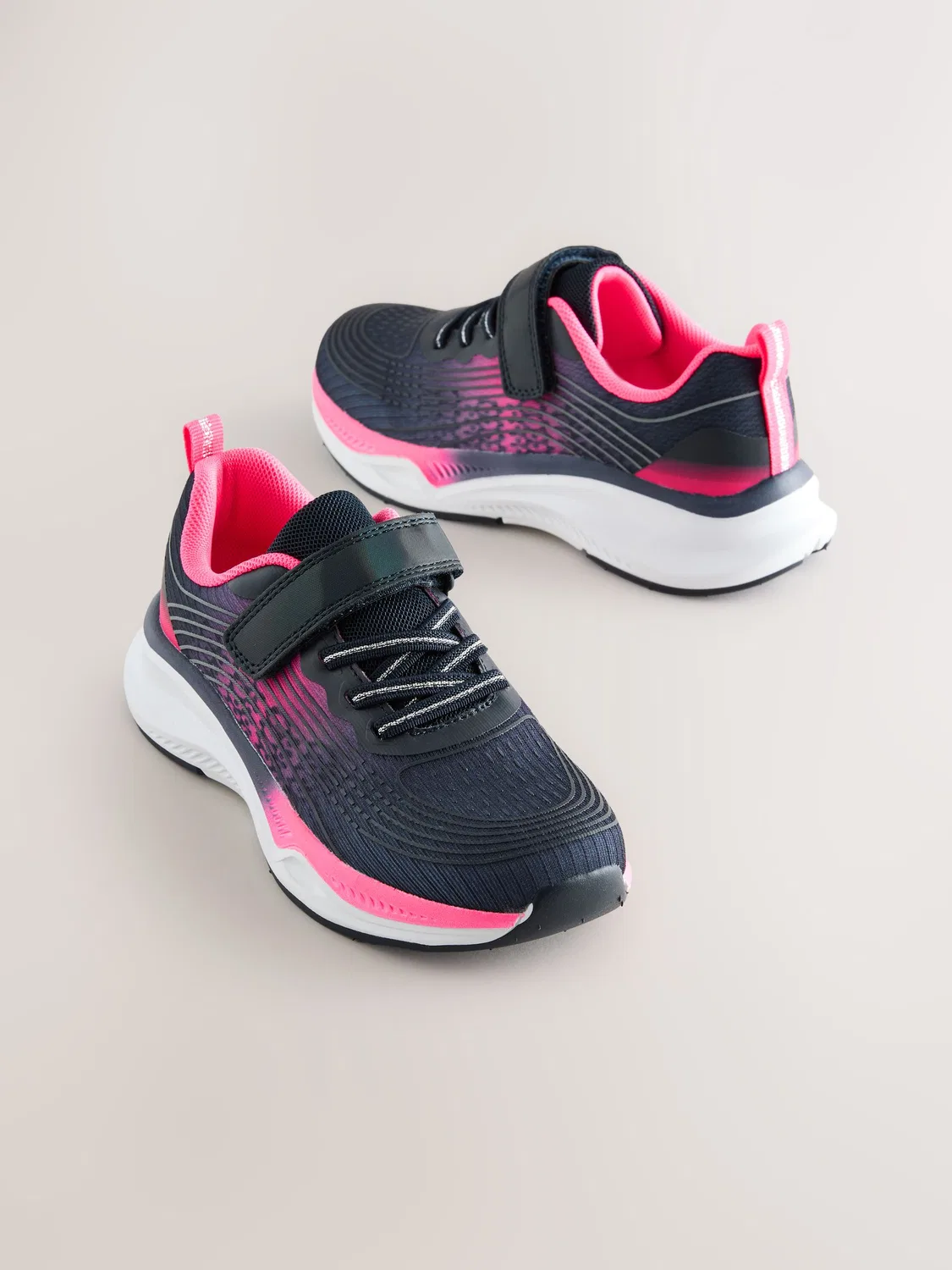 Кроссовки на эластичных шнурках Next Navy/Pink