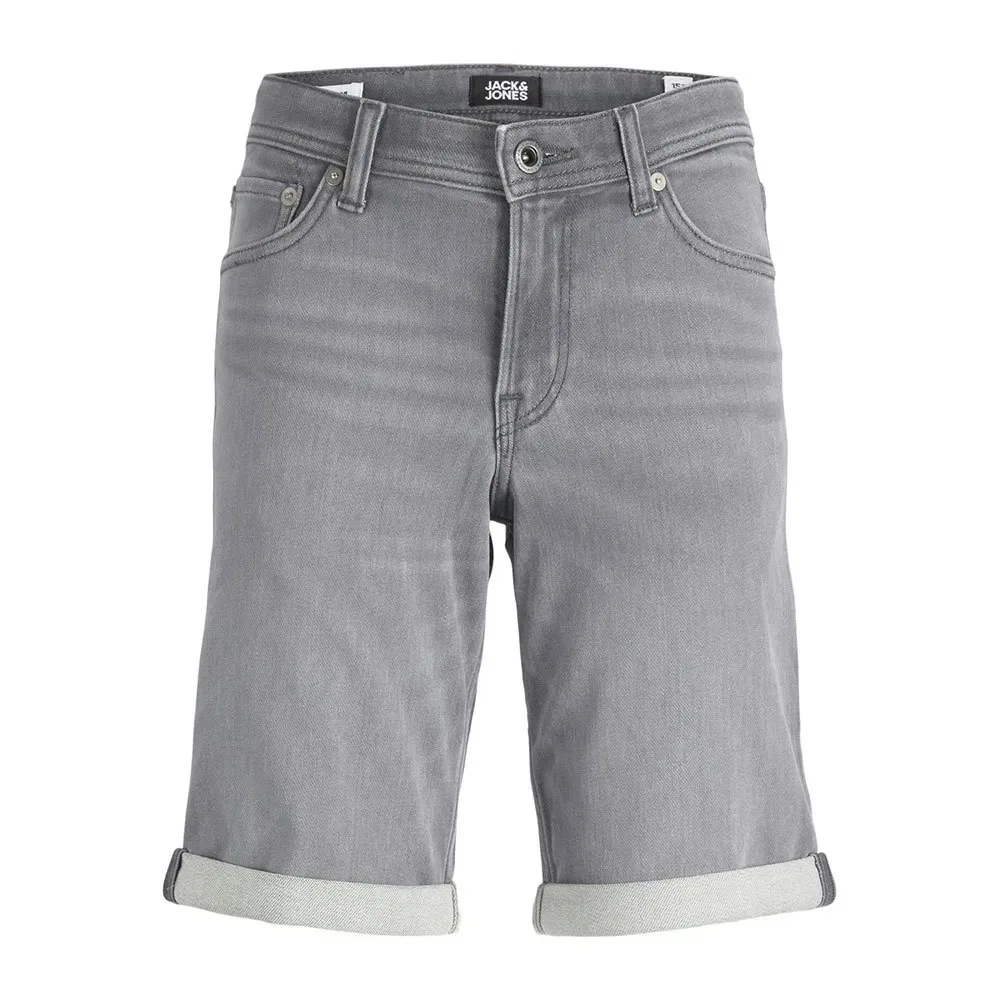 Шорты джинсовые Rick Con Jack & Jones, серый — фото 3