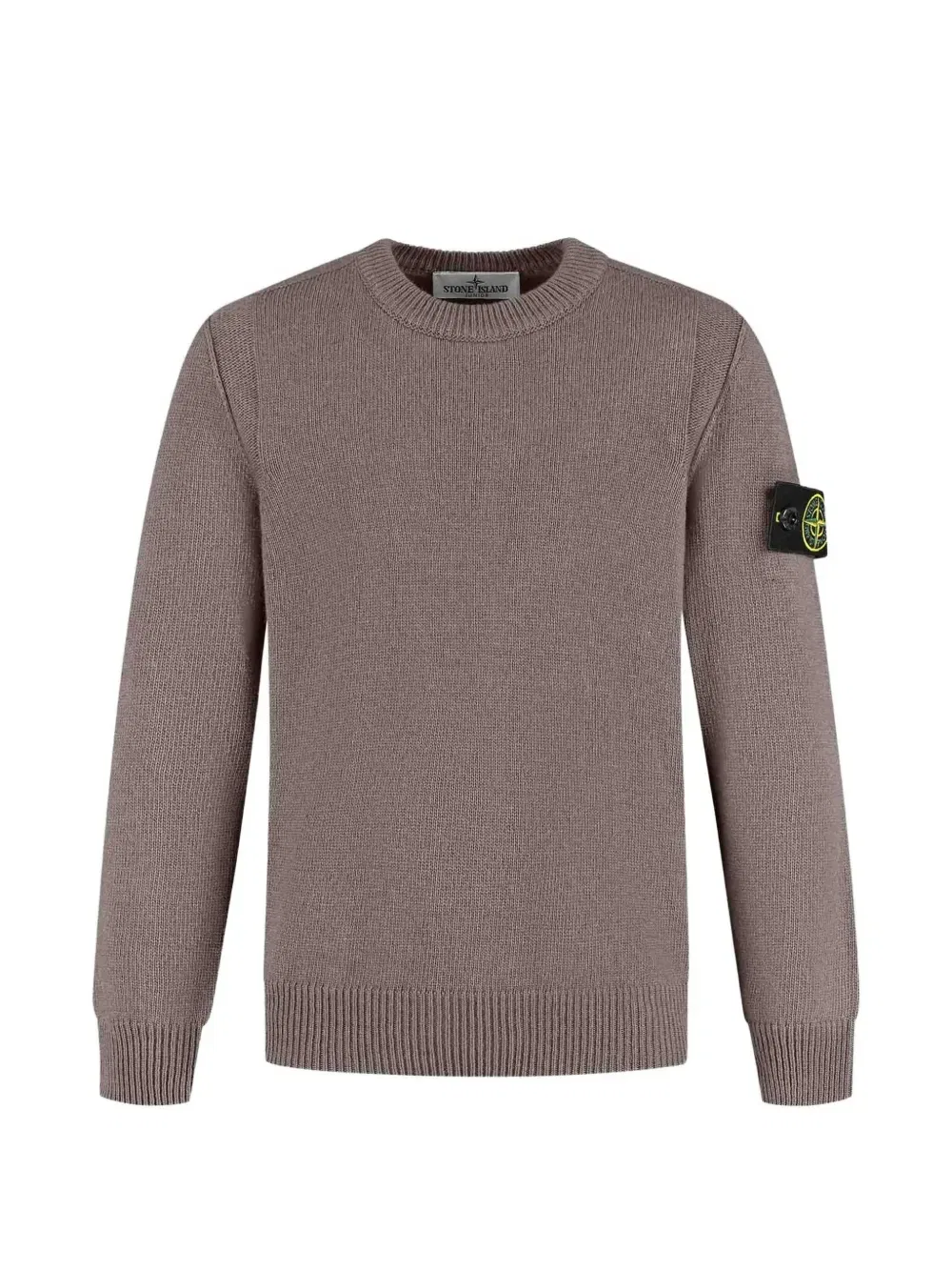 Джемпер с патчем Compass Stone Island Junior, серый