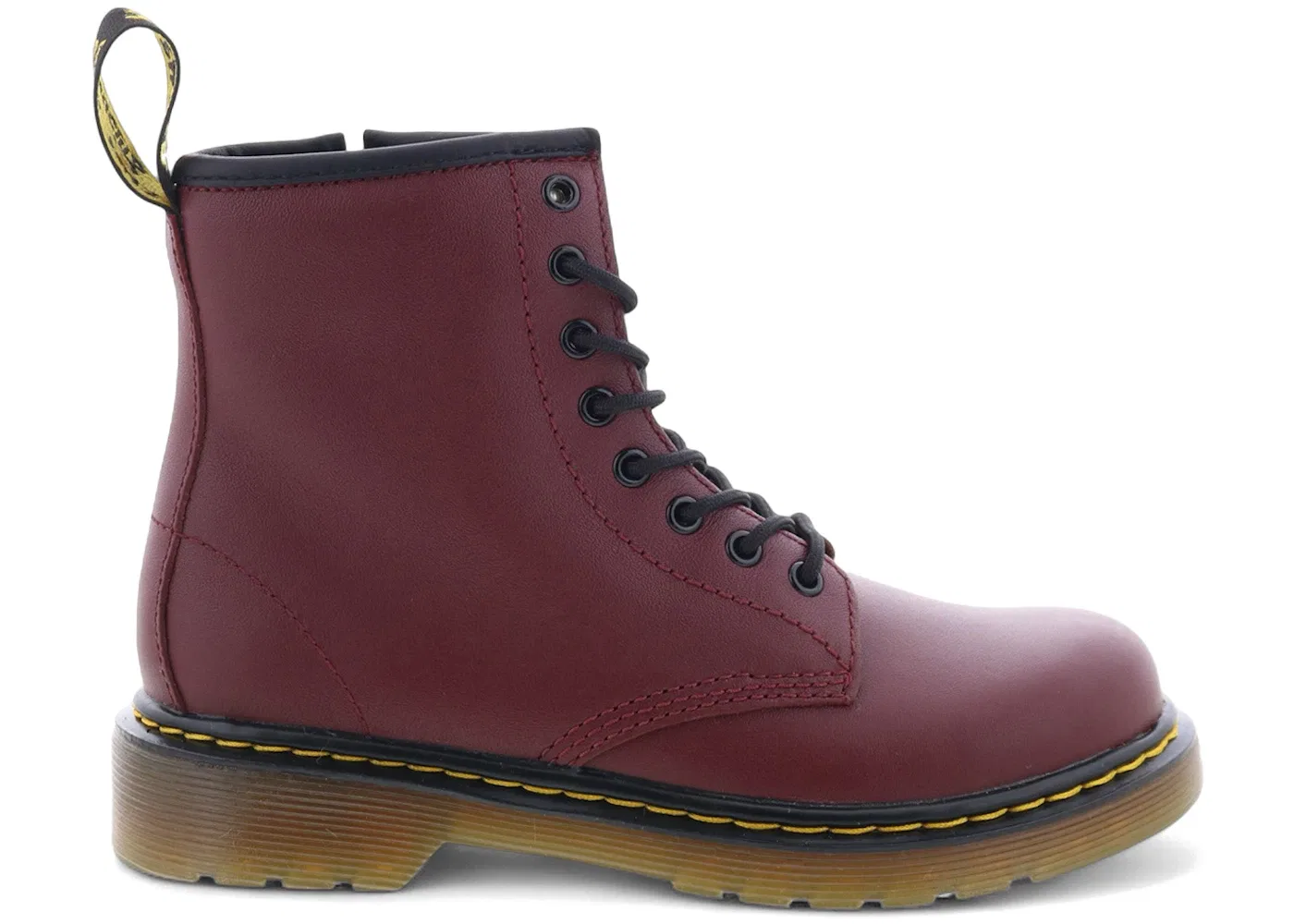 Детские ботинки Dr. Martens 1460 Softy Leather Lace Up Boots, Cherry Red
