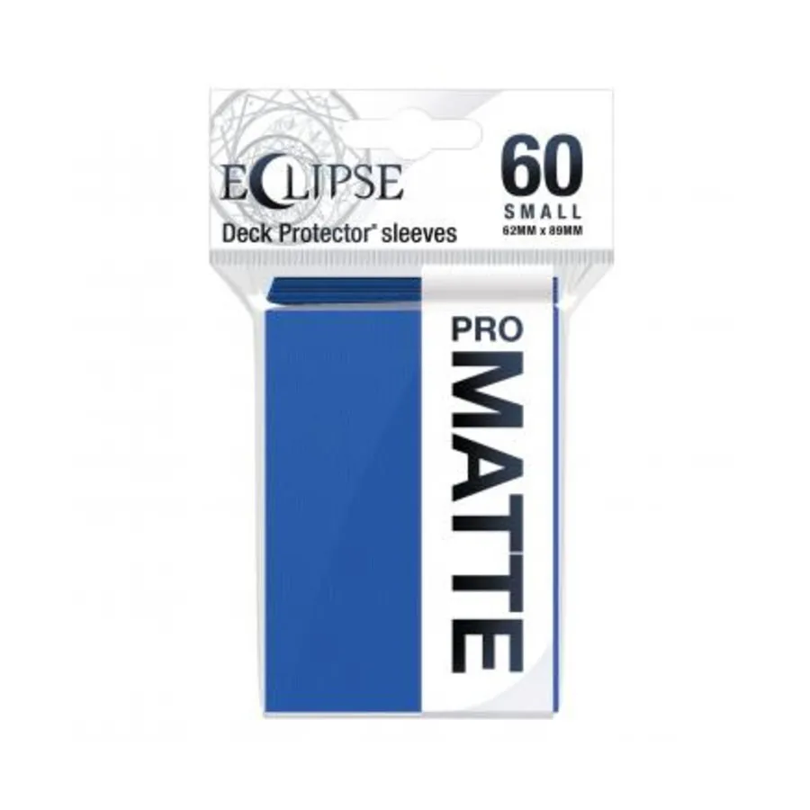 

Eclipse Matte Small Sleeves — Тихоокеанский синий (60), Card Sleeves - Undersized (Ultra Pro)