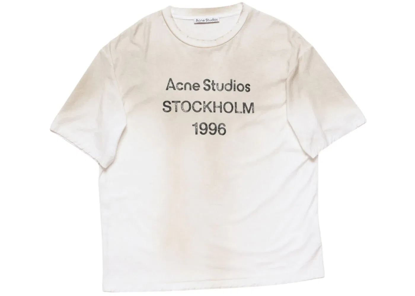 Футболка свободного кроя Logo Relaxed Fit Acne Studios, Wonder Quartz