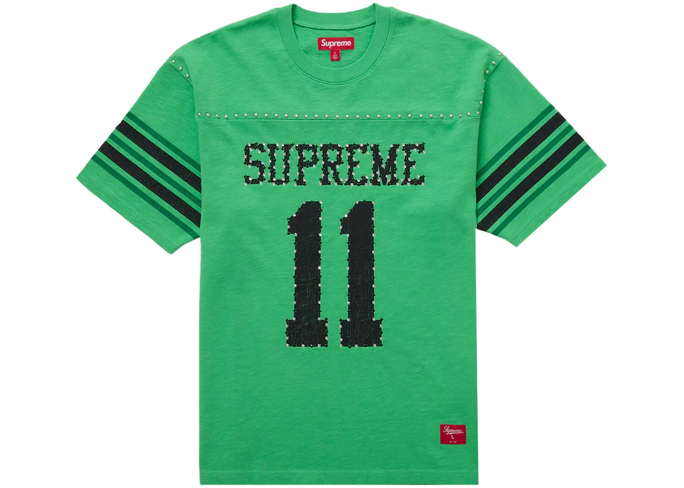 Мужская футболка с длинным рукавом с принтом Supreme Top, Green