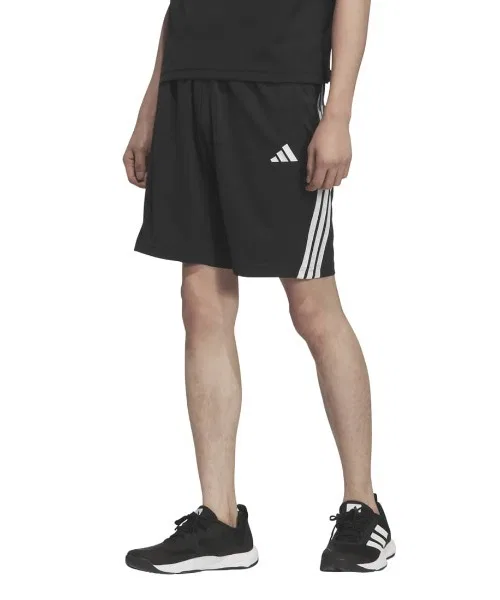 Мужские шорты с принтом Tech Essentials Cool Sensor Three Stripes Graphic Regular Fit Shorts Adidas, Black