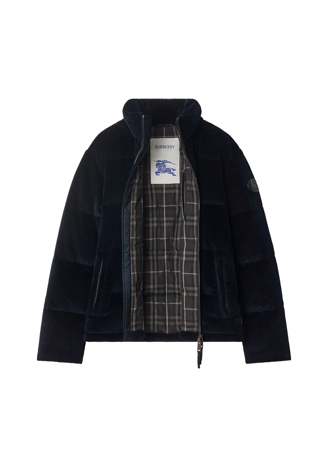 Пальто Burberry Snowdon, темно-синее — фото 2