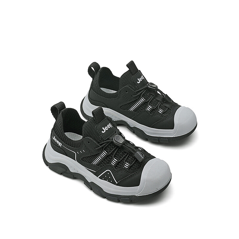 Кроссовки Jeep Kids Lifestyle Shoes Kids Low-top Gray, черный — фото 3