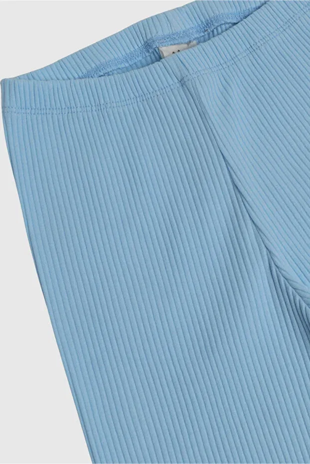 Детские леггинсы для девочек хлопковые Yhh Kids, Light Blue — фото 3
