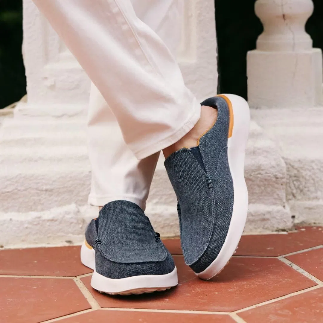 Тапочки с поддержкой стопы OrthoComfoot, джинсовый — фото 3