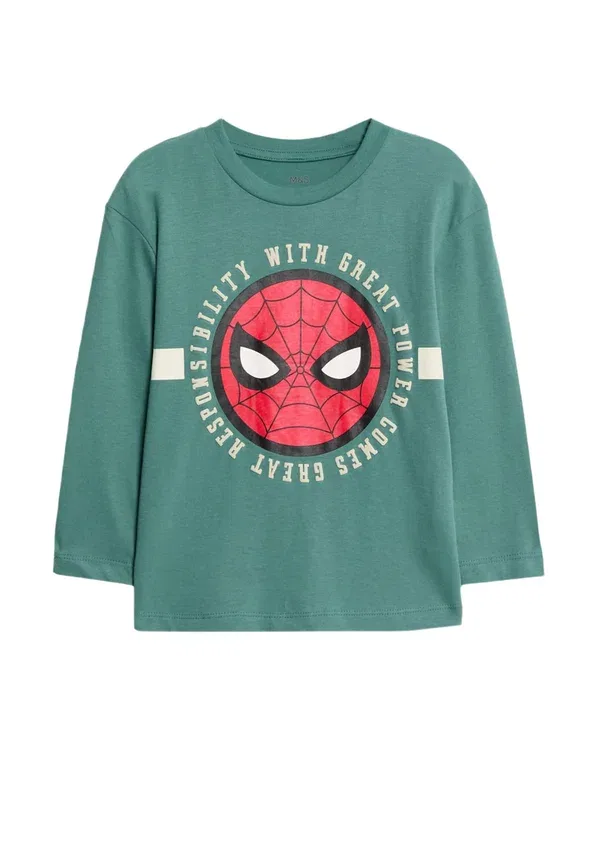 Пижама Marvel Print, Spidermantm set, Marks & Spencer, green mix, зеленый — фото 2
