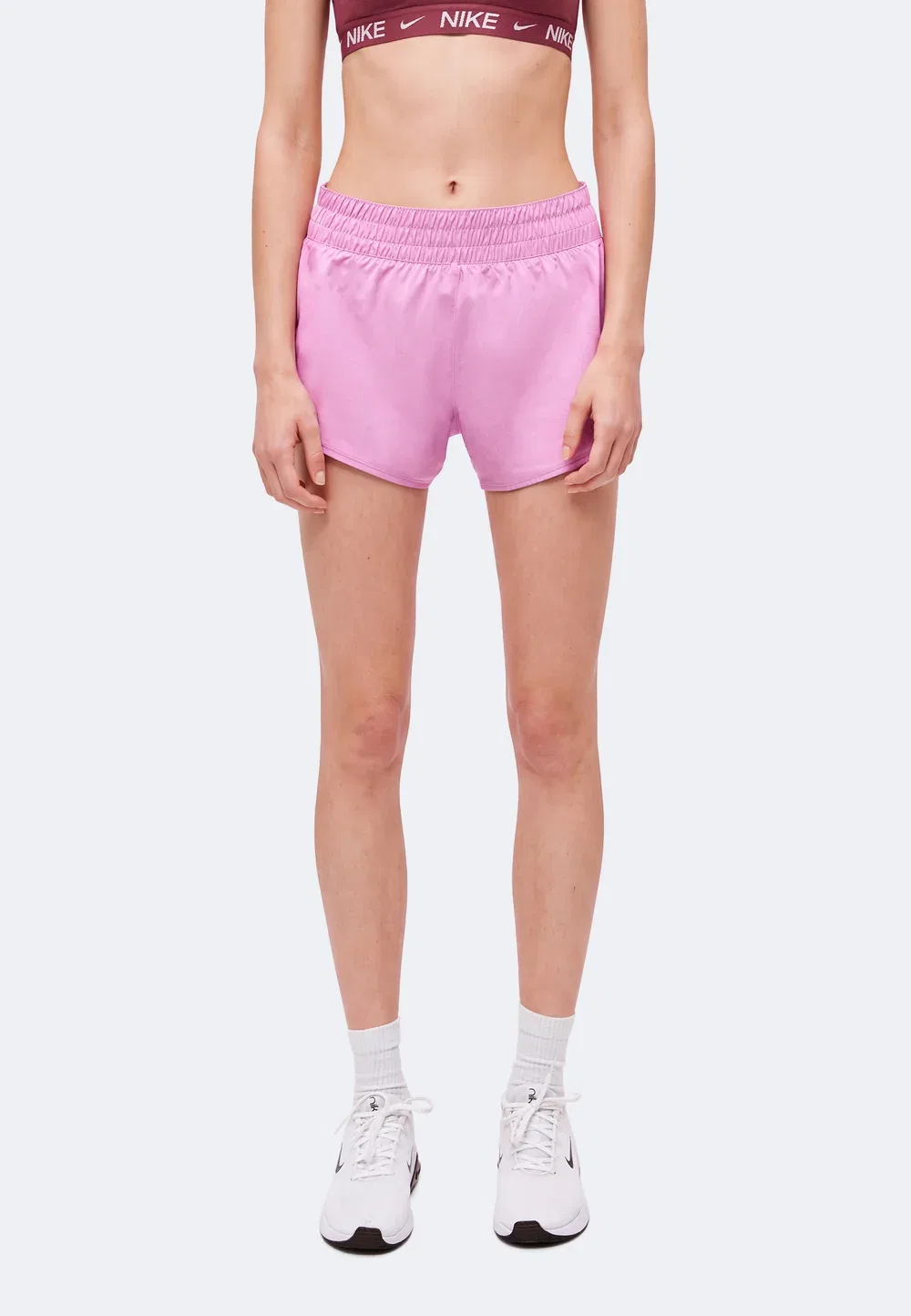 W nk one df mr 3in br short - спортивные шорты Nike Performance, Light Magenta/White