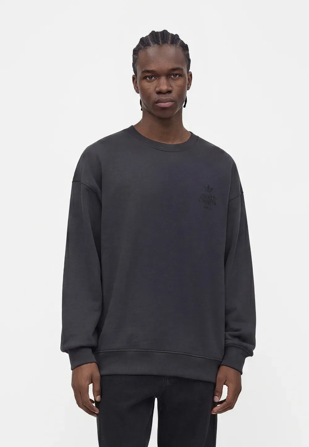 Унисекс толстовка для команды Берлина Adidas Originals, Carbon — фото 2