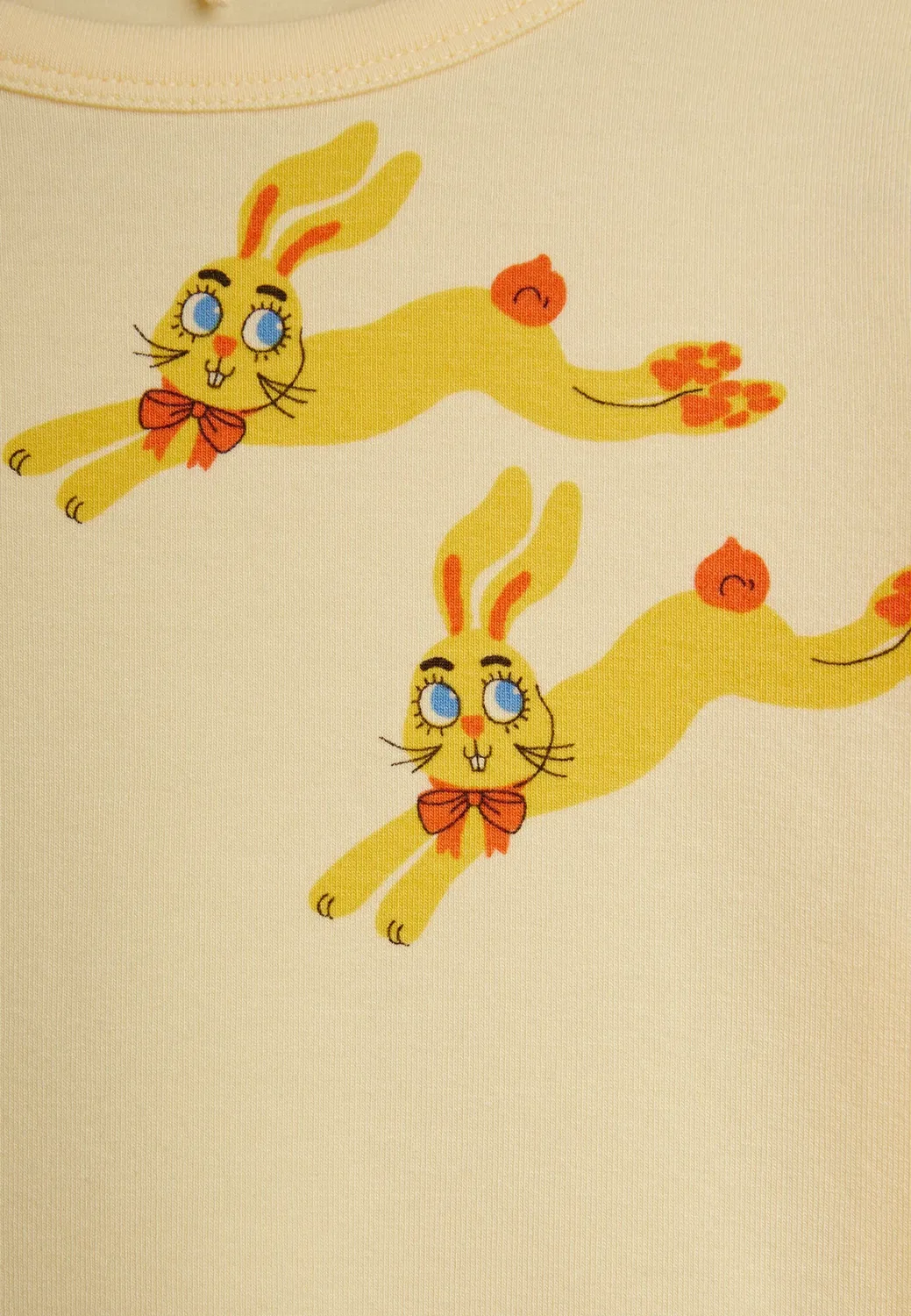 Футболка унисекс с длинными рукавами Rabbits Mini Rodini, Yellow — фото 3