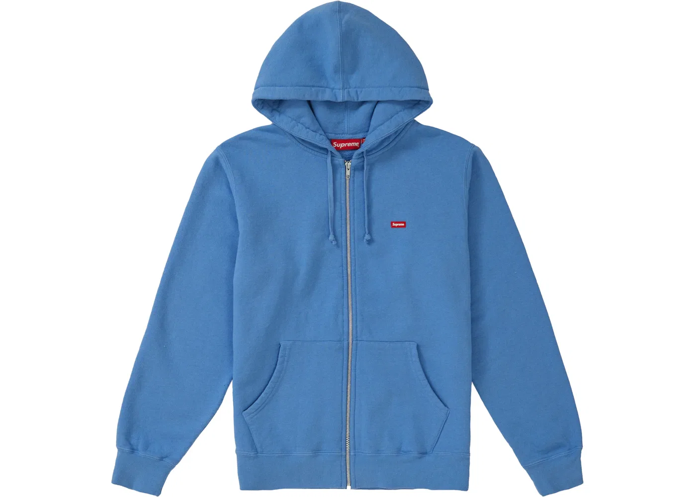 Мужская толстовка на молнии с принтом Small Box Supreme, цвет Columbia Blue