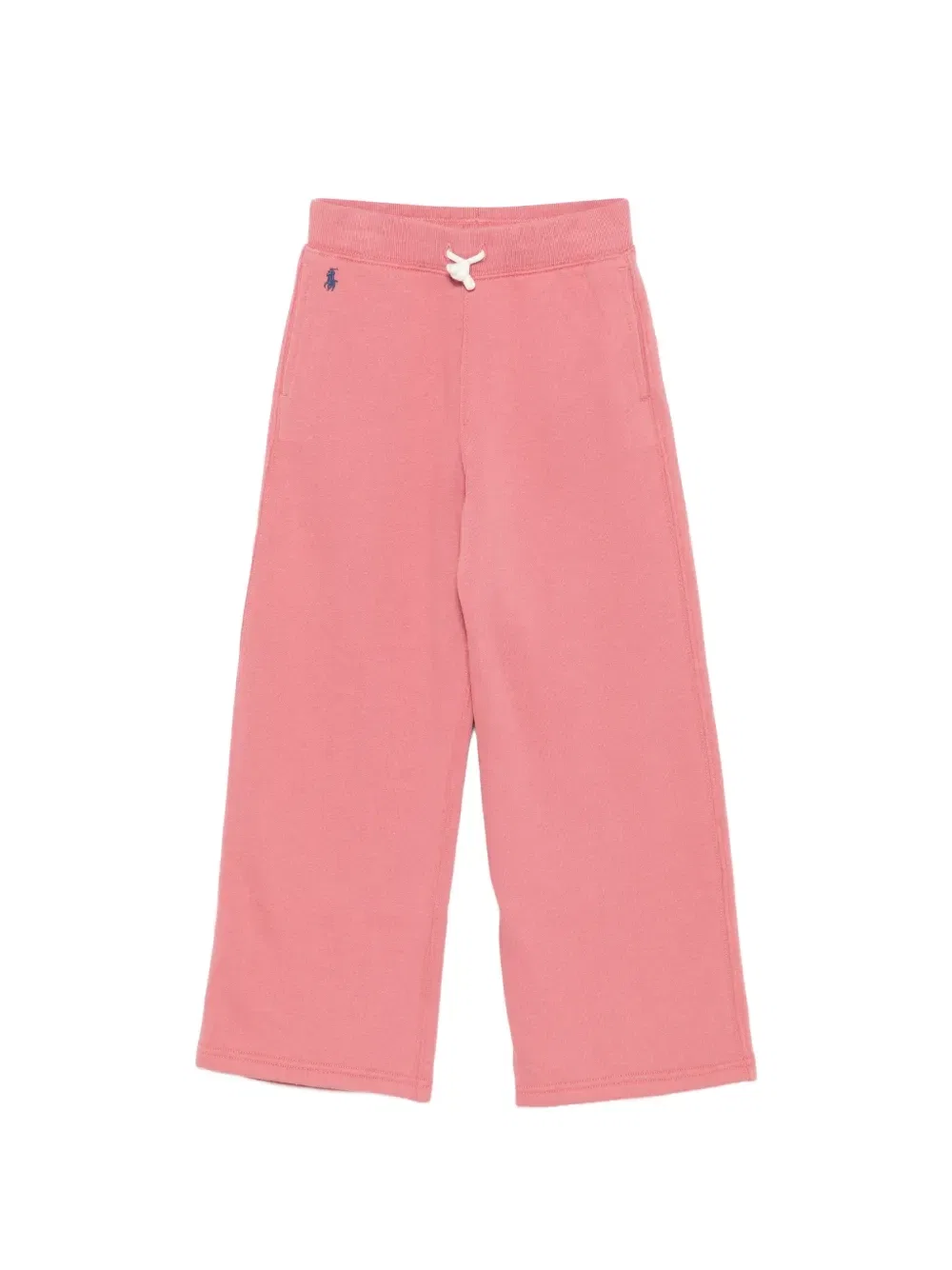 Спортивные штаны с кулиской и вышитым логотипом POLO RALPH LAUREN KIDS, розовый