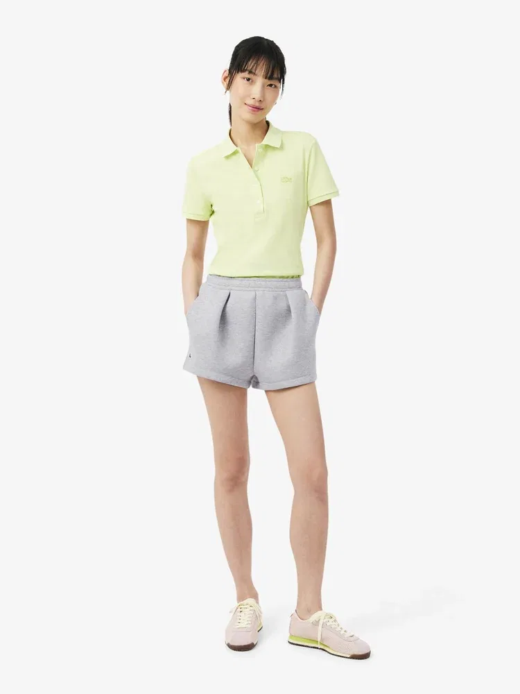Шорты женские LACOSTE Double Face, Grey