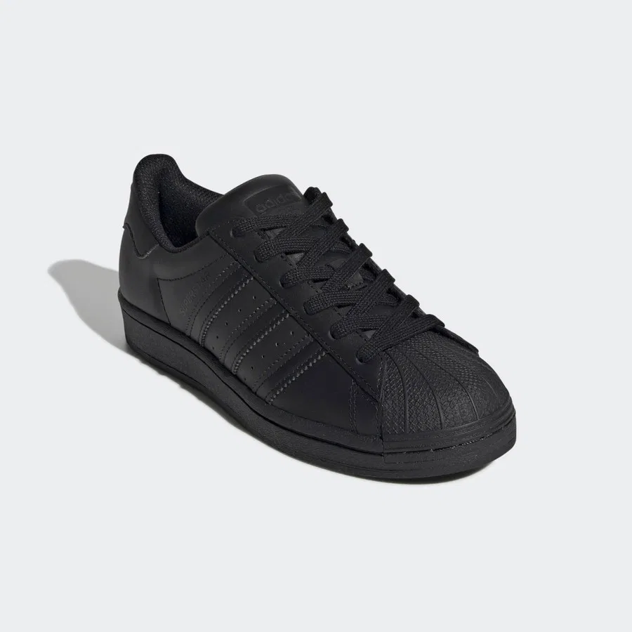 Кеды с шнуровкой Superstar Originals FU7713 adidas, Черный — фото 4