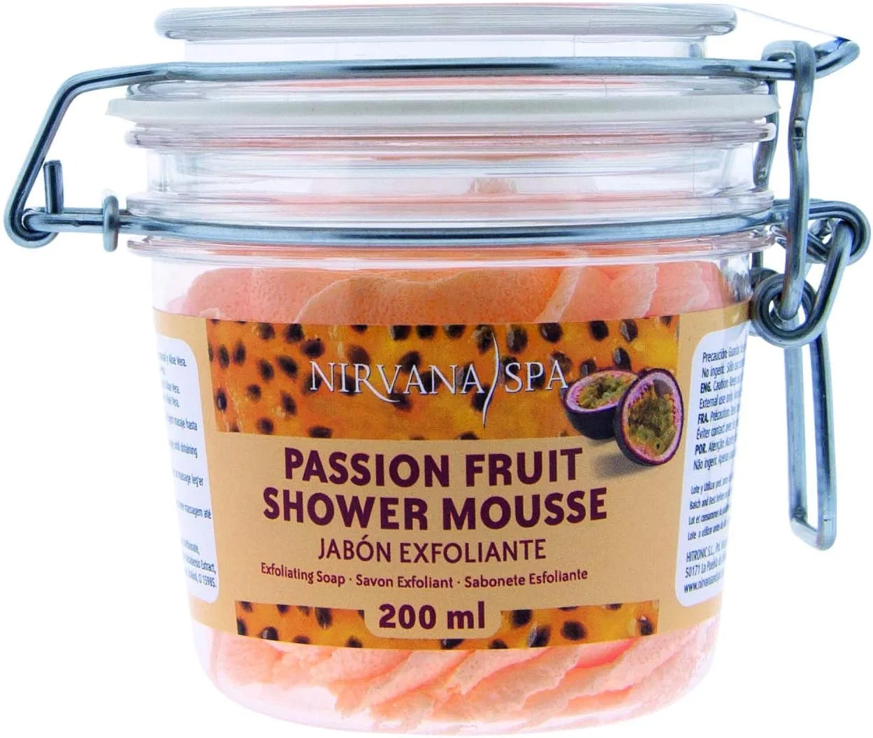 Пенная ванна Passion Fruit Shower Mousse, NIRVANA SPA, 200 мл, Black