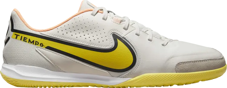 

Кроссовки Nike Tiempo Legend 9 Academy IC 'Phantom Yellow Strike', кремовый, Бежевый, Кроссовки Nike Tiempo Legend 9 Academy IC 'Phantom Yellow Strike', кремовый