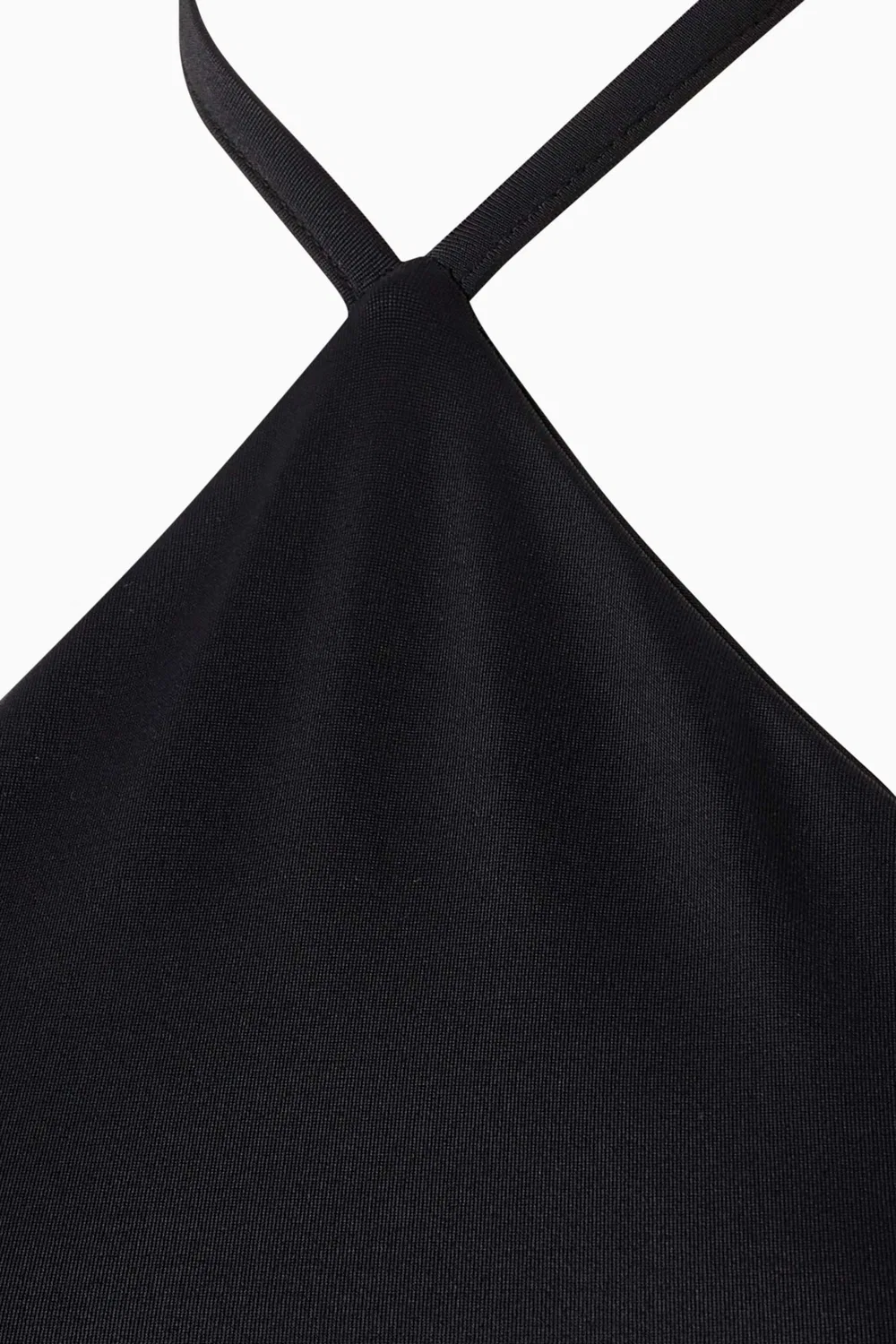 Купальник слитный с завязкой на шее Le Maillot Bastide Jacquemus, черный — фото 4