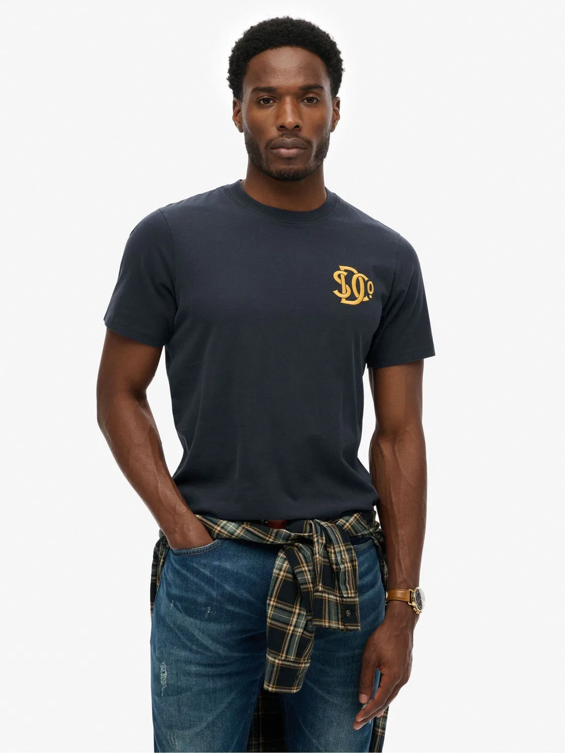 Футболка Relaxed Fit Superdry Sd&Co Neon, Navy Blue