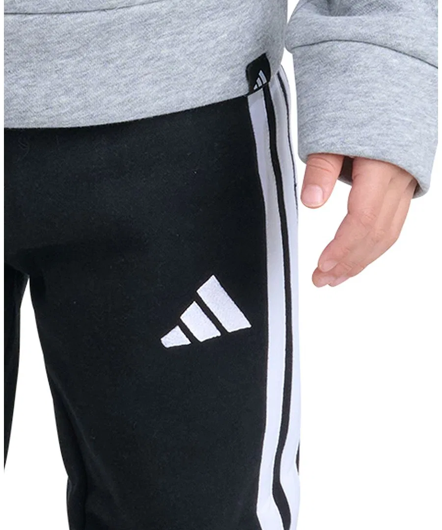 Комплект из худи и спортивных брюк с принтом adidas, Medium Gray Heather — фото 4