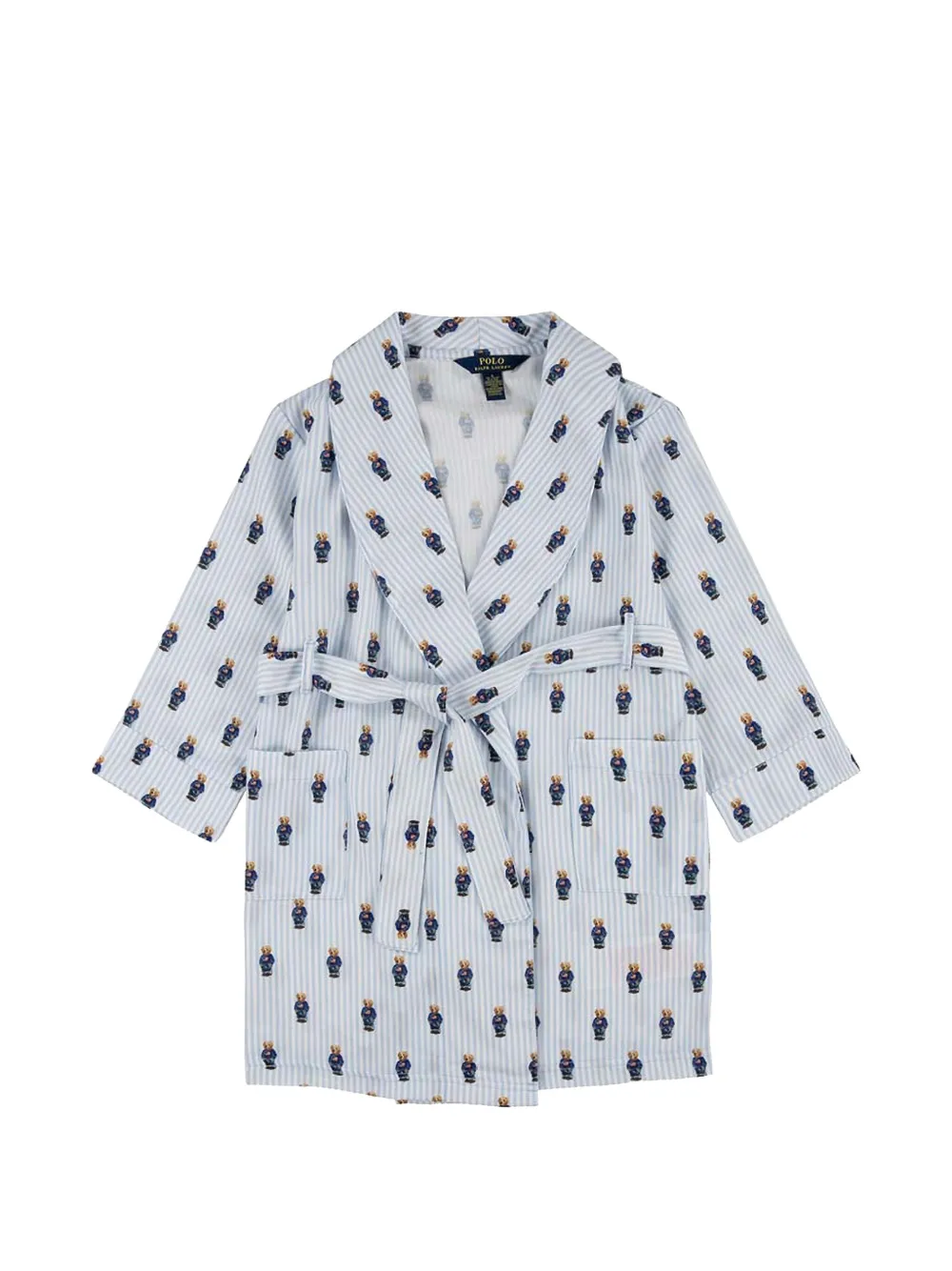 

Халат с принтом POLO RALPH LAUREN KIDS, белый