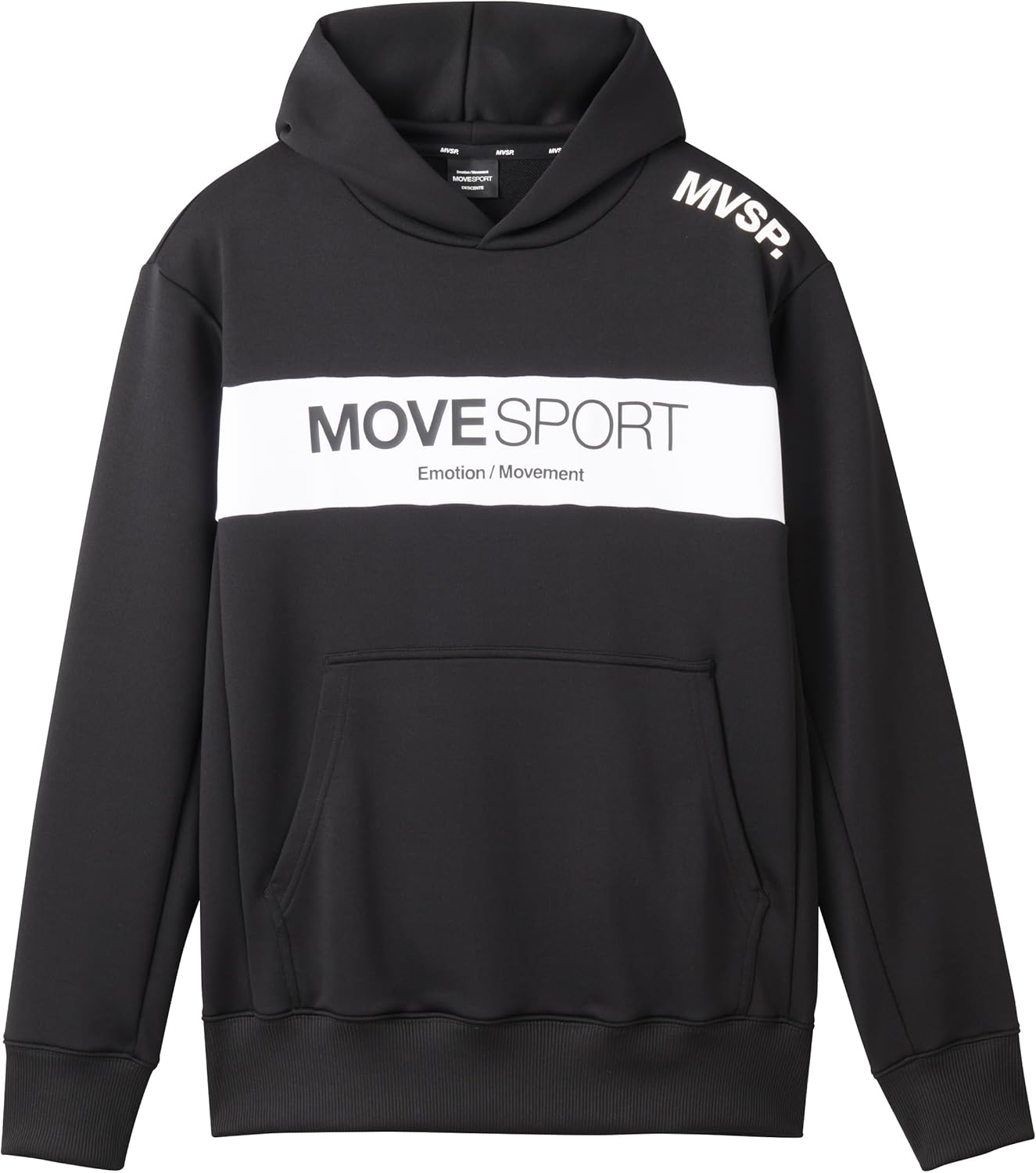 

Толстовка с капюшоном DESCENTE MOVESPORT, эластичная, для тренировок и бега, черный