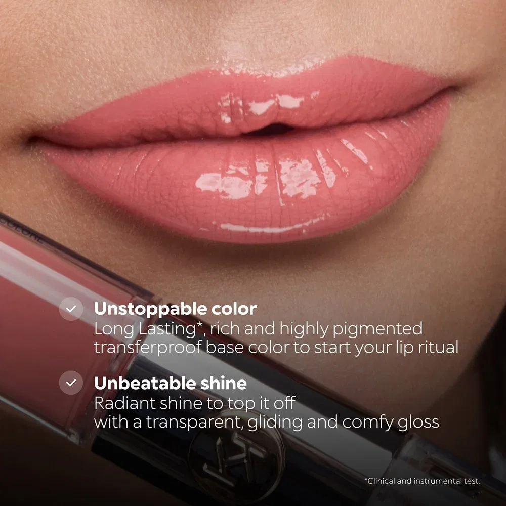 Жидкая помада для губ Unlimited Double Touch, 6 мл, оттенок 120 Rosy Mauve, KIKO Milano, Rosy Mauve — фото 4