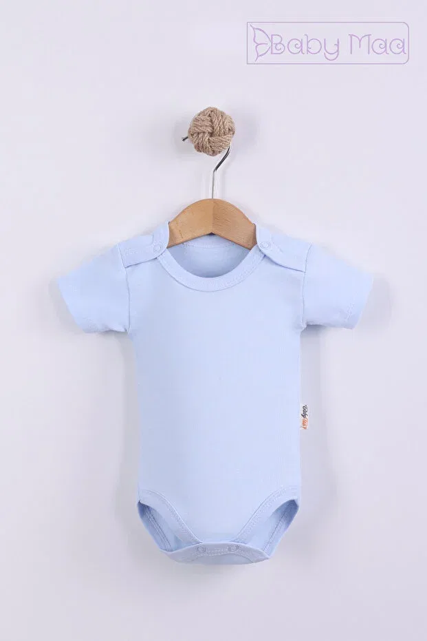 Детское боди-комбинезон с коротким рукавом хлопковый 4 предмета Baby Maa, Multicolor — фото 2