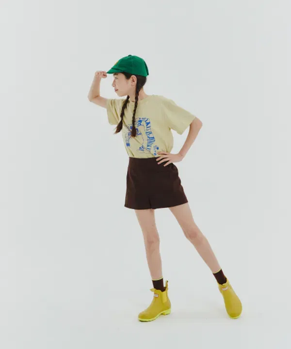 Шорты Dito Shorts Frise, коричневые, детские