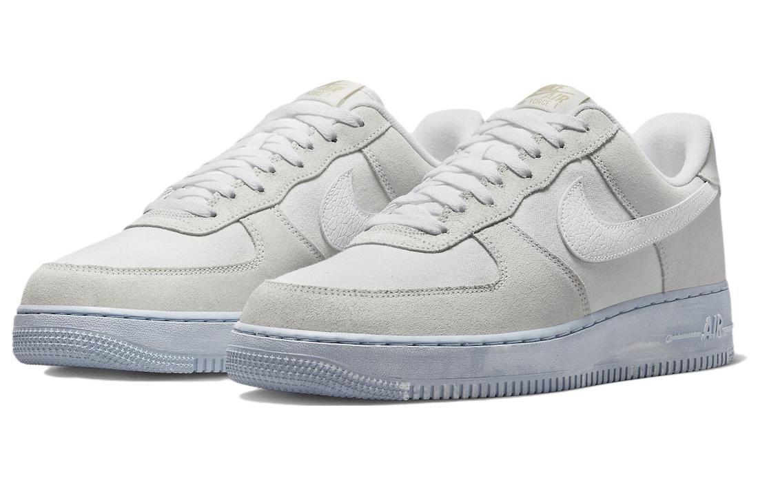 Кроссовки Nike Air Force 1 Low '07 LV8 EMB, серо-бежевый — фото 3