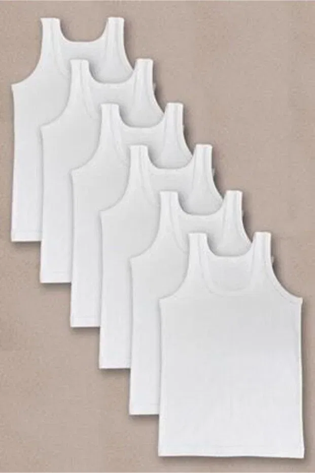 Детская майка с бретельками Seher, White