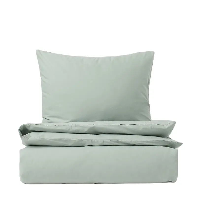 

Комплект односпального постельного белья H&M Home, серо-зеленый