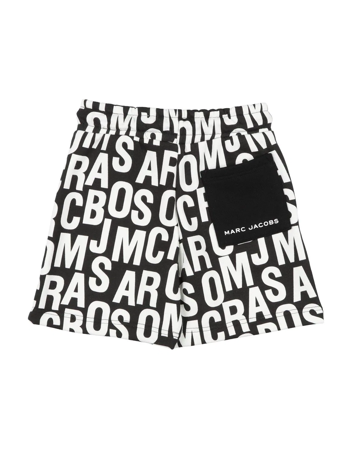 Детские шорты для мальчиков из футера с принтом Marc Jacobs, черный — фото 2