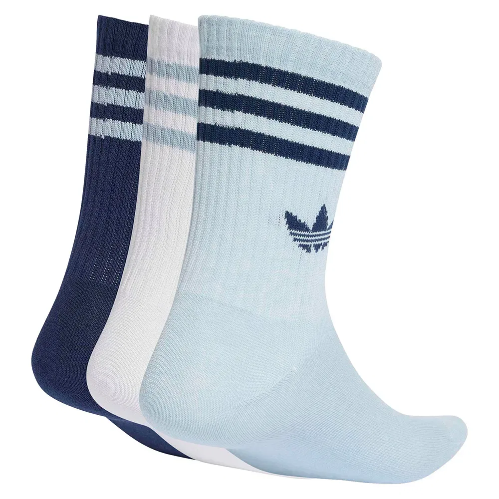 Носки 3 Stripes crew 3 пары Adidas Originals, белый — фото 2
