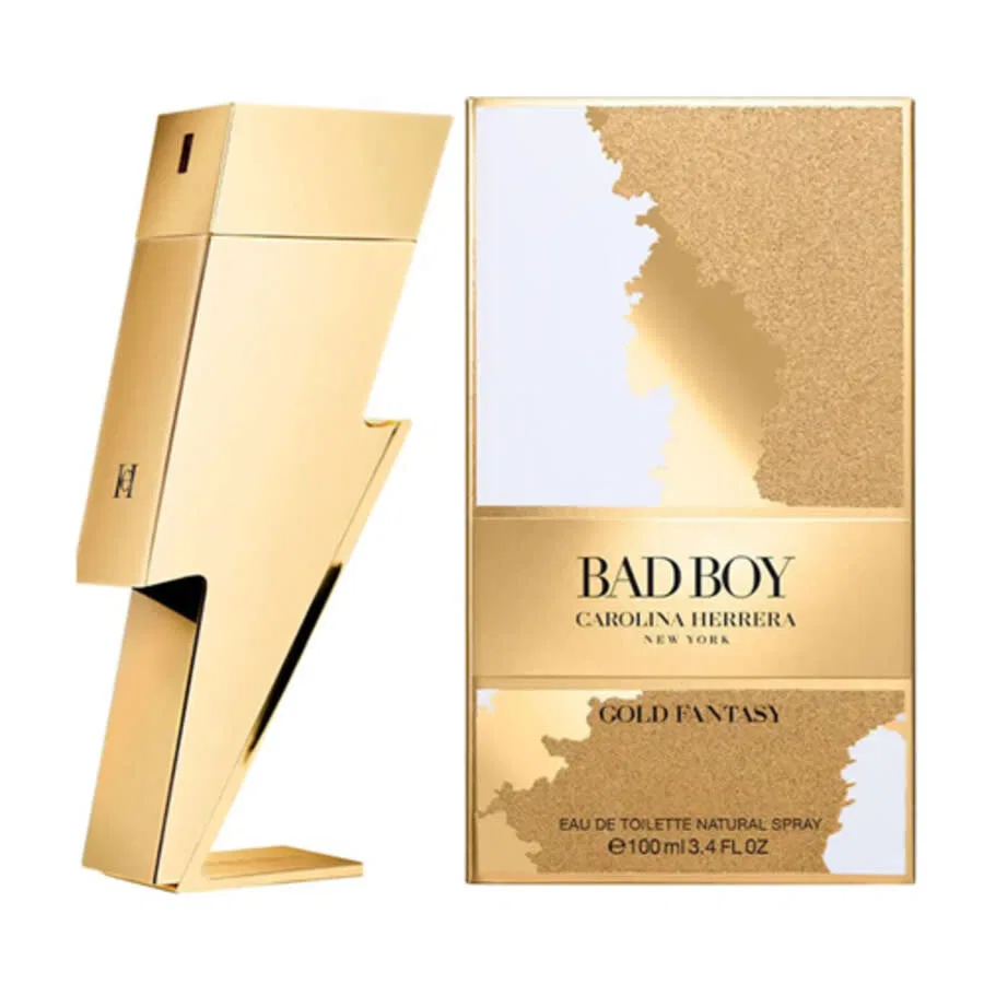 Туалетная вода Carolina Herrera Bad Boy Gold Fantasy, 100 мл