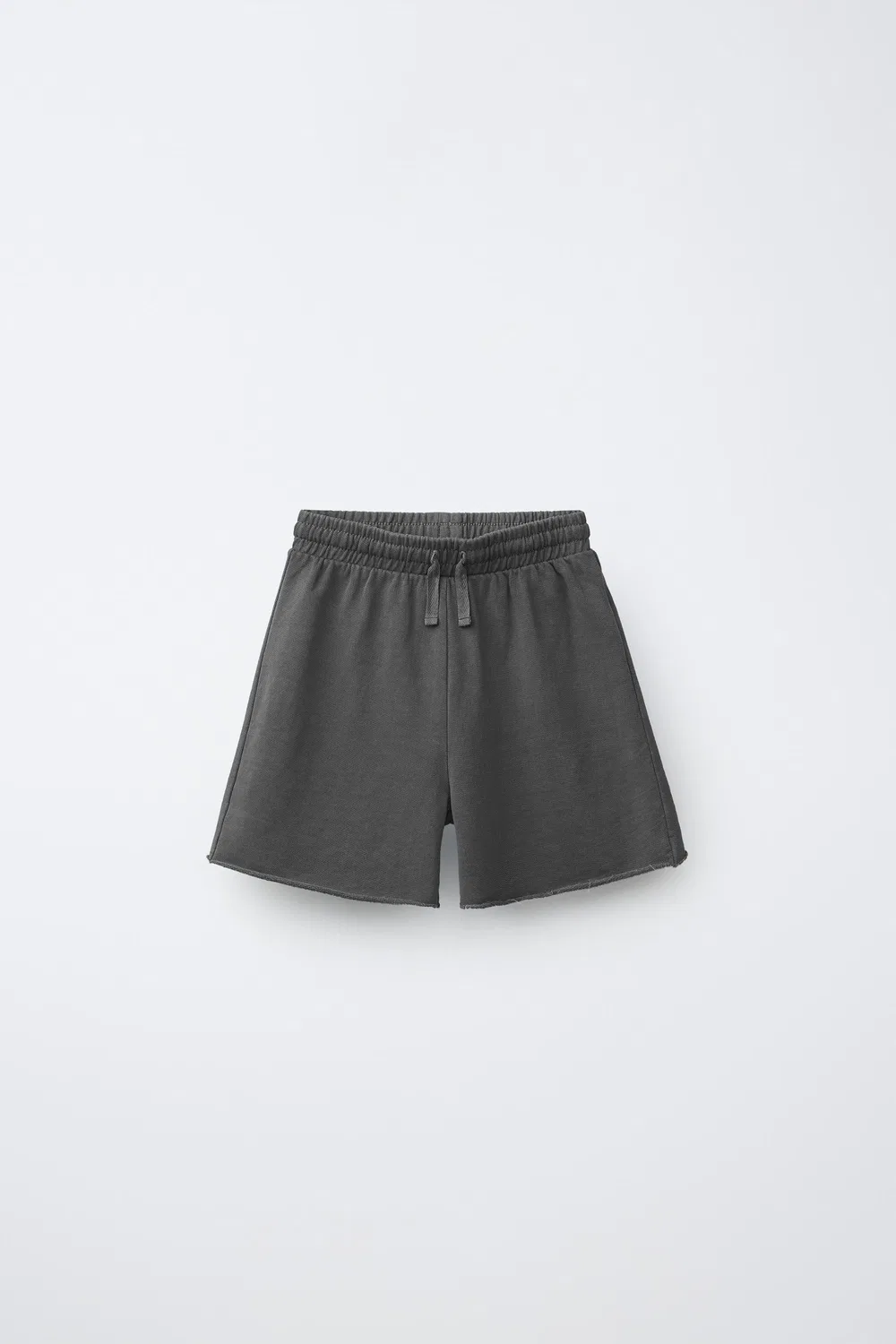 Простые бермудские шорты ZARA, Anthracite Grey