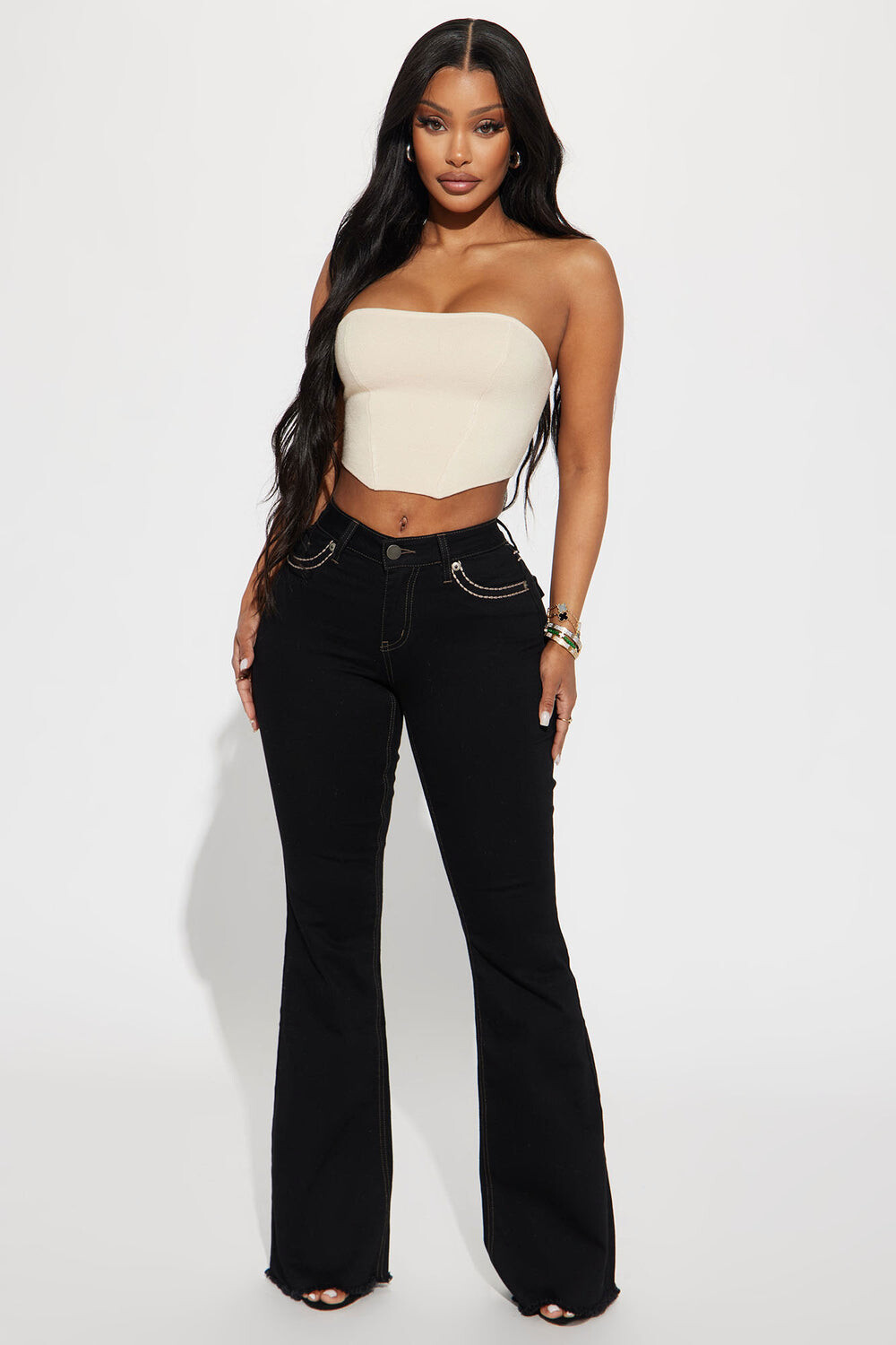 

Джинсы Fashion Nova P132156, черный