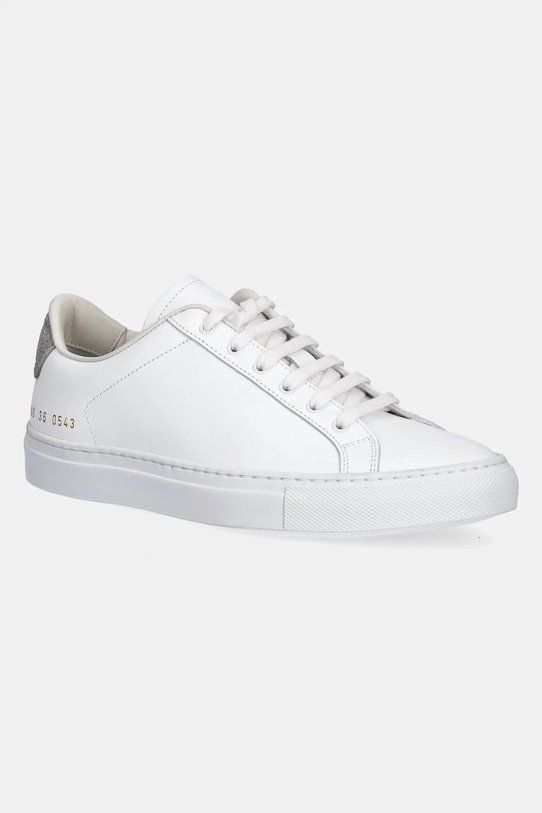 Кожаные кроссовки Retro Classic Common Projects, белый