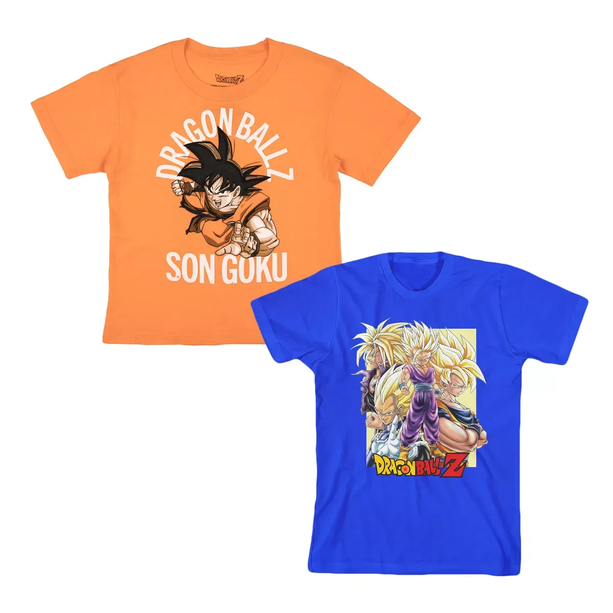 Детский комплект футболок с принтом Dragon Ball Super Saiyan Characters Dragon Ball Z, Dragon Ball Super Saiyan