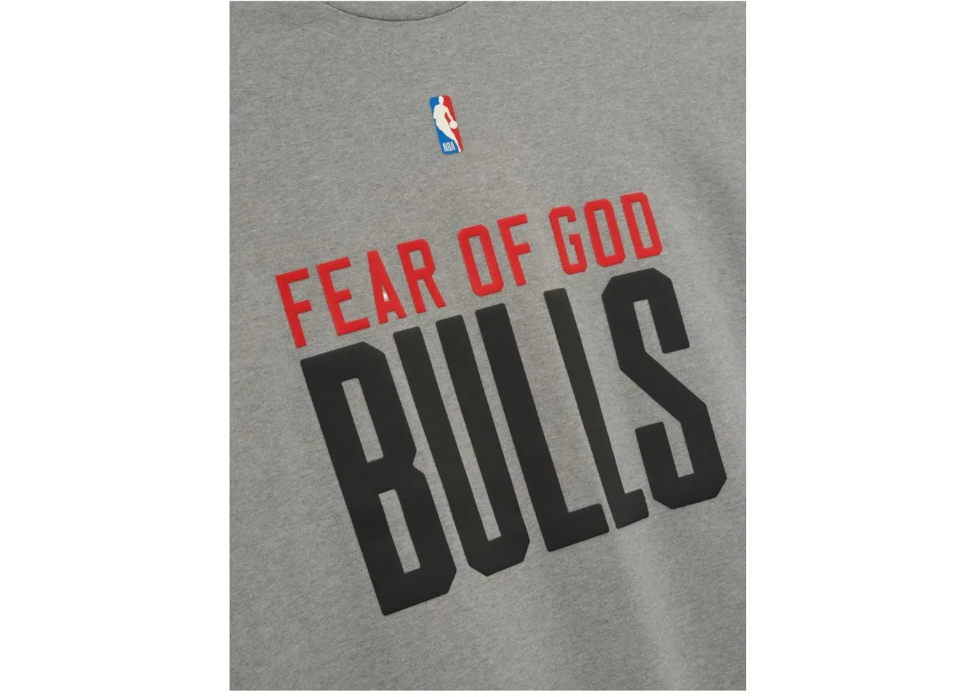 Мужская футболка с принтом Bulls 90's Tee Fear of God, Concrete Heather — фото 3