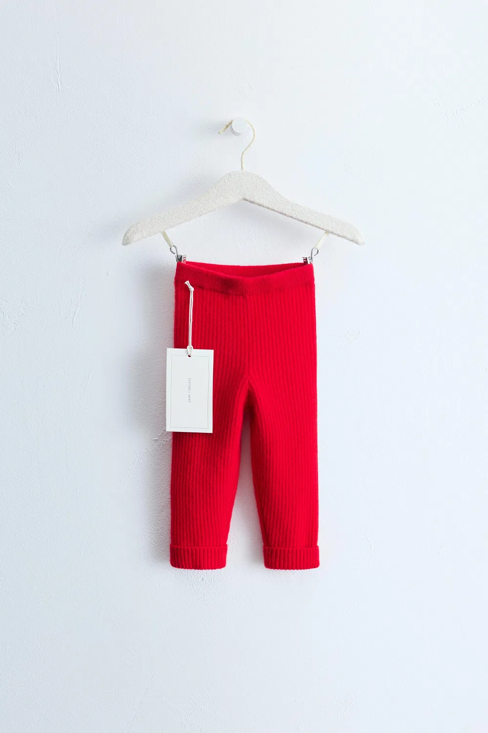 Леггинсы ZARA TIMELESS из 100% кашемира, Red