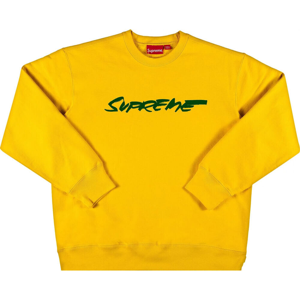 

Свитшот Supreme Futura Logo Crewneck, желтый