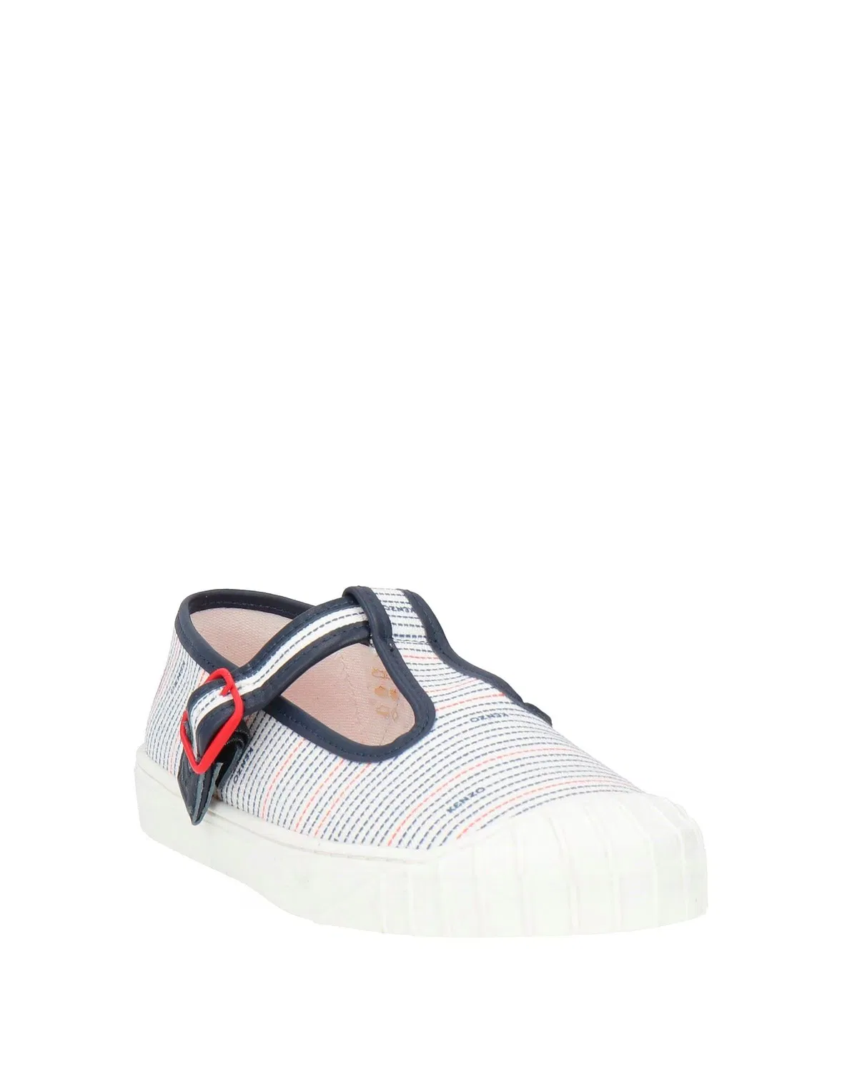 Детские балетки для девочек с ремешком Kenzo Kids, белый — фото 2