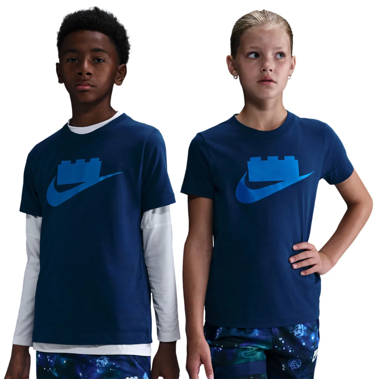 Футболка для мальчиков Lego Color Logo Nike, цвет Brave Blue