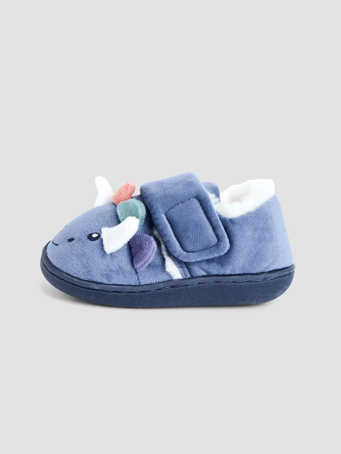 Тапочки-динозавры Stegosaurus Slipper Shoes, JoJo Maman Bébé, синий — фото 4