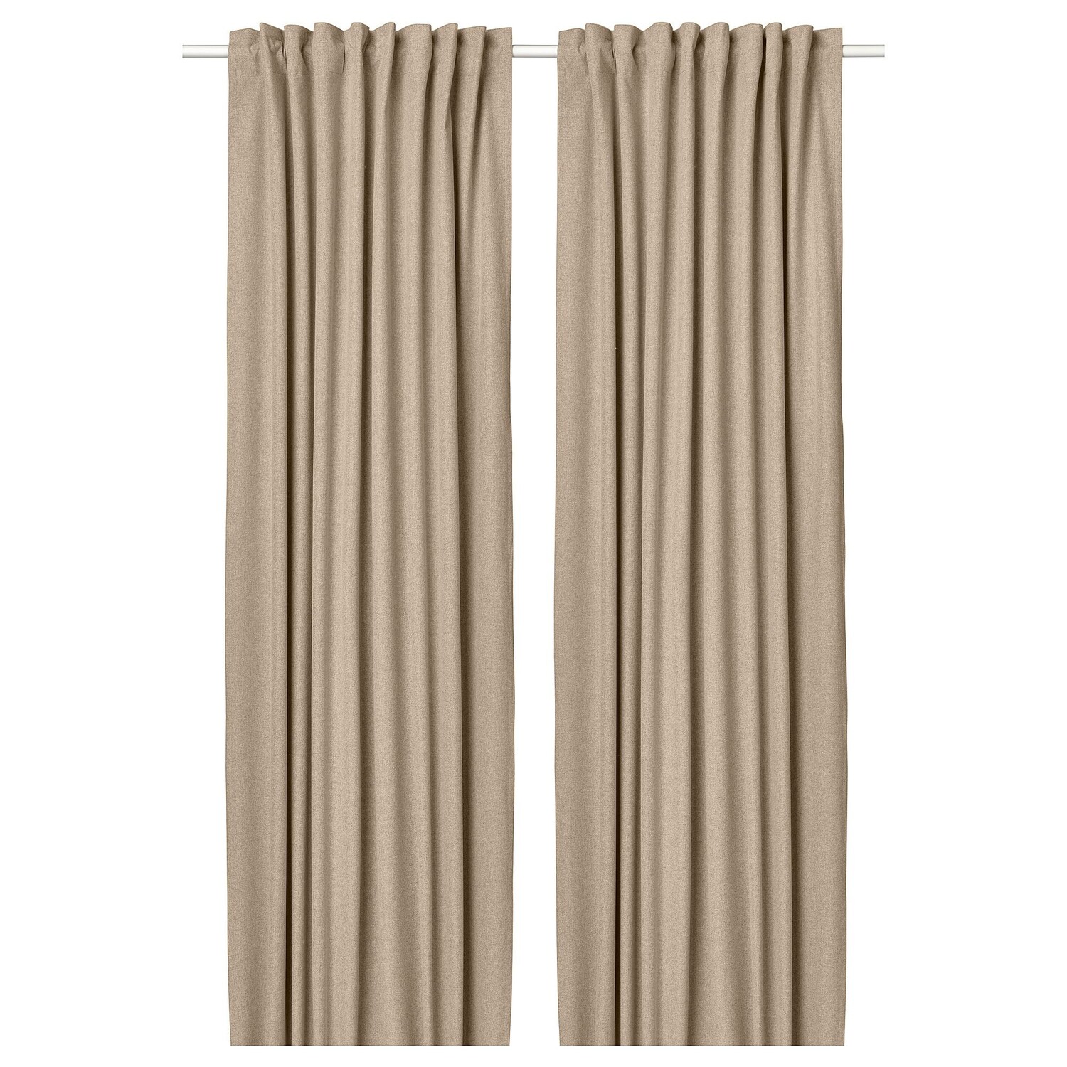 

Шторы Ikea Rosenmandel, 2 предмета, бежевый