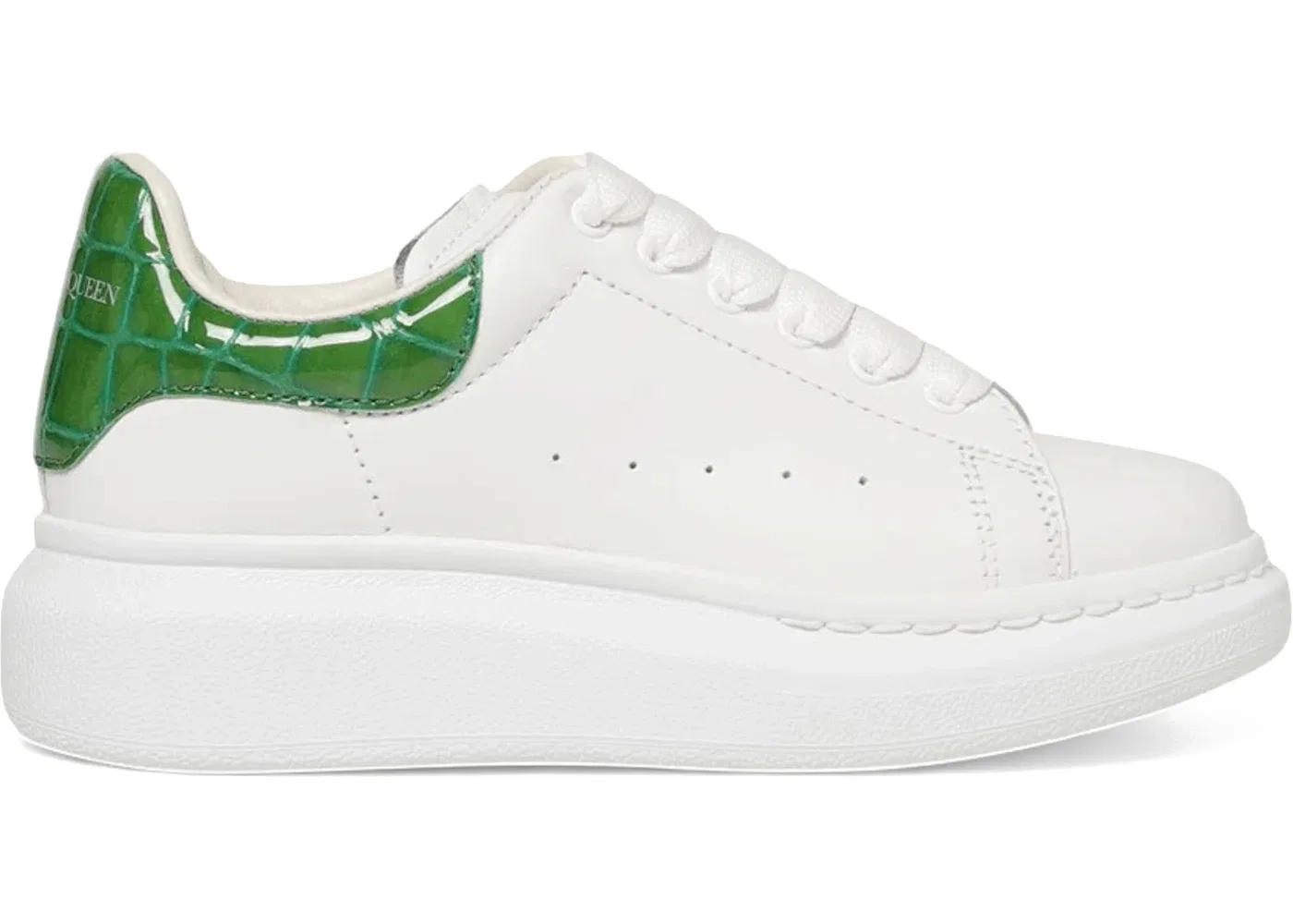 Детские кроссовки с принтом Alexander McQueen Oversized Alexander McQueen, White Chrome Green